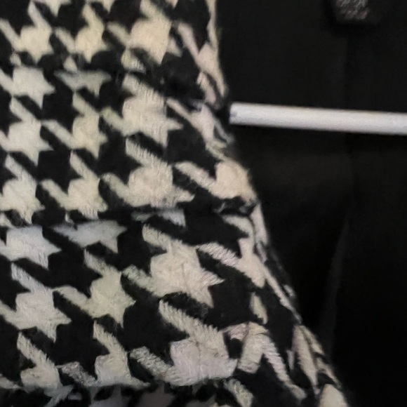 Massimo short swing jacket, black & white Houndstooth pattern, Sz 16W/18W - Picture 11 of 14